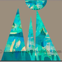 Holding Up the Sky -Abstract Wall Art copyright Ann Powell - Products
