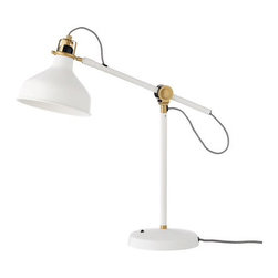 RANARP Lampe de bureau, blanc cass&eacute; - Desk Lamps