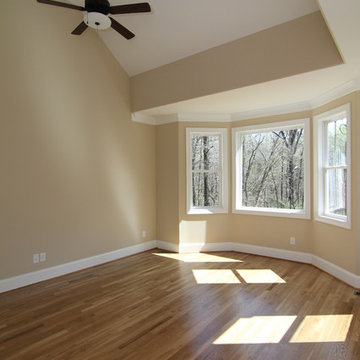 Vaulted Master Suite on First Floor