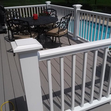 Leawood- Azek Tahoe Decking / Azek White Premier Railing