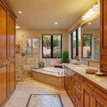 Master Bath Remodel in Browns/Tans