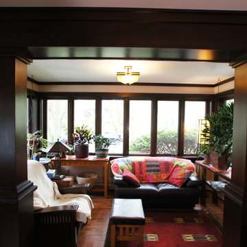 Craftsman Reading Room After