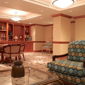 Williams Island - Media Room and Library