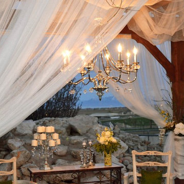 Timber Frame Pergola For Outdoor Wedding
