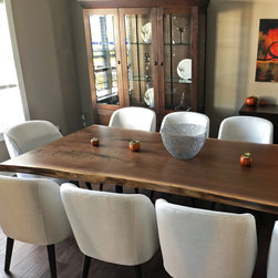 Walnut Book Matched Table #466 - Dining Tables