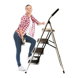 LavoHome 4 Step Step Ladder - Ladders And Step Stools