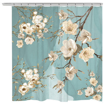 Bloom At Dusk Shower Curtain