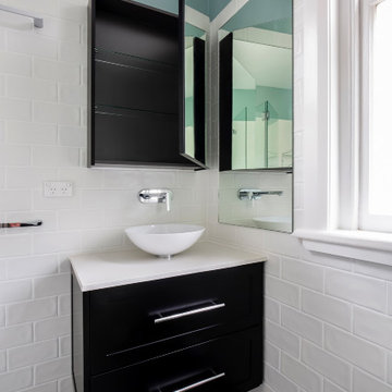 Bathroom with Palmers Glass and Smart tile floor waste