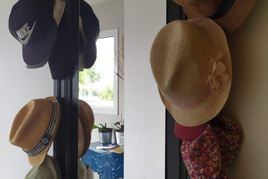 Décoration d'un couloir et relooking de meubles
