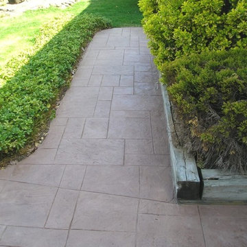 Stamped Concrete- Steps and Walkways