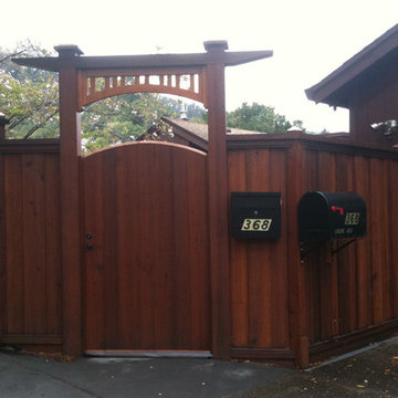 Mill Valley custom clear red cedar deck