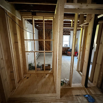 Current Canton water damaged main floor and Bathroom renovation