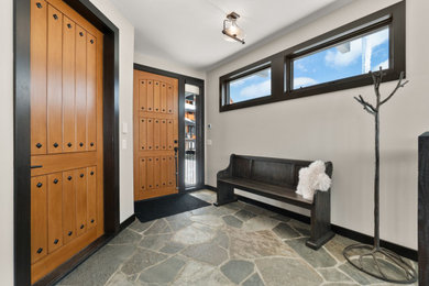 Mountain style entryway photo in Other