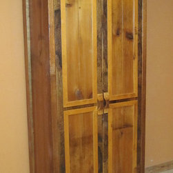 Reclaimed Barn Wood Bathroom - Bathroom Cabinets