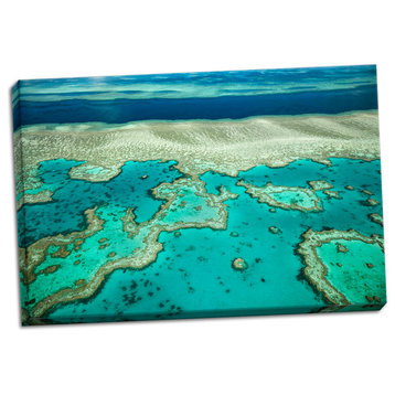 Fine Art Photograph, Coral River I, Hand-Stretched Canvas