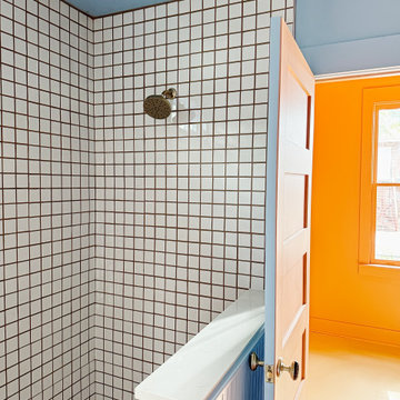 Gray Benko: Eclectic Essentials & Antique Bathroom