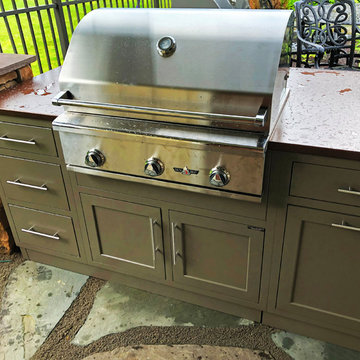 Outdoor Kitchen install with Lightning SPEED