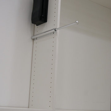 Crisp White Master Closet | SpaceManager Closets
