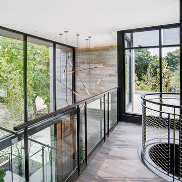 Entry Foyer & Loft with Fire Pole