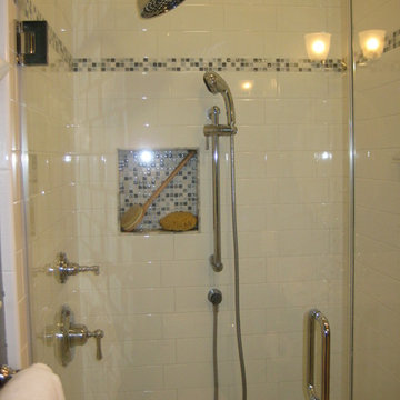 Classic White Marble Master Bath