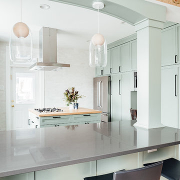 Liberty Park Kitchen by CityHomeCOLLECTIVE