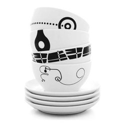 In The Mix Small Bowl Set by notNeutral - Tabletop