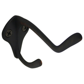 Coat and Hat Hook, Oil Rubbed Bronze