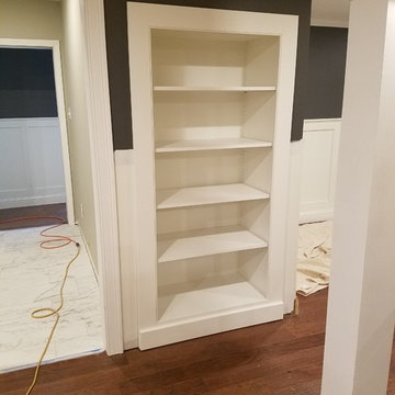 English style Bar/Pub, Finished basement, Custom tiled shower, custom cabinets