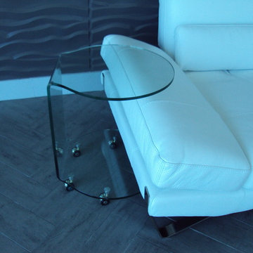 White on White - Pamela End Table