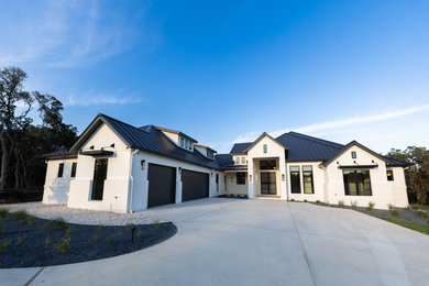 Inspiration for a modern exterior home remodel in Austin