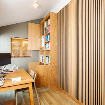 Home office in European oak