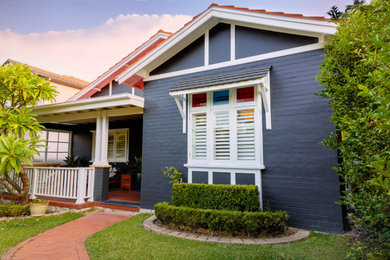 Inspiration for a contemporary exterior home remodel in Sydney
