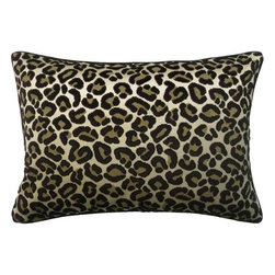 Cheetah Velvet Throw Pillow - Decorative Pillows