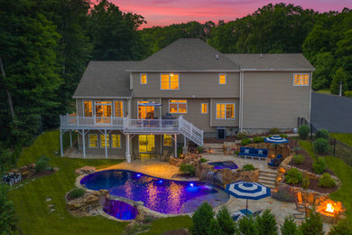 Pool - tropical pool idea in New York