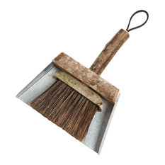 Handmade Wooden Potting Shed Brush and Pan by Geoffrey Fisher Design