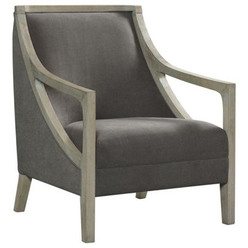 Dayna Accent Chair with White Wash Frame