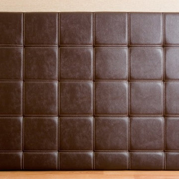 Custom Made Biscuit Tufted Headboard & Top Stitch (