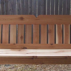 Victorian Style Cedar Porch Swing - Porch Swings