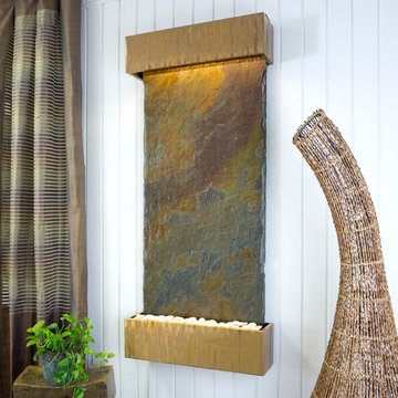 Bluworld Classic Quarry Nojoqui Falls Rajah Slate w/ Copper Patina Trim Kit