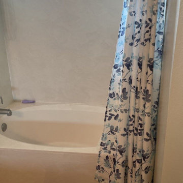 Aging in Place Tub combo to Shower Conversion with Wilsonart Wetwall System