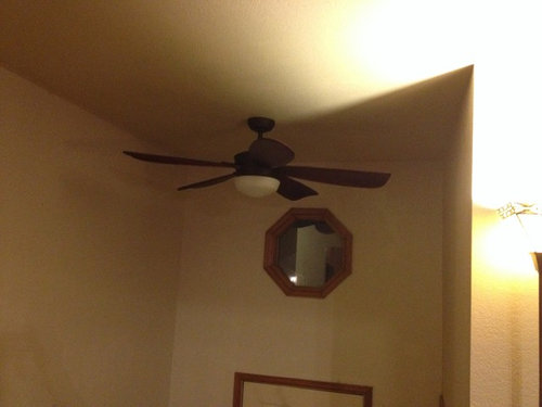 Ceiling Fan Entry Way Help