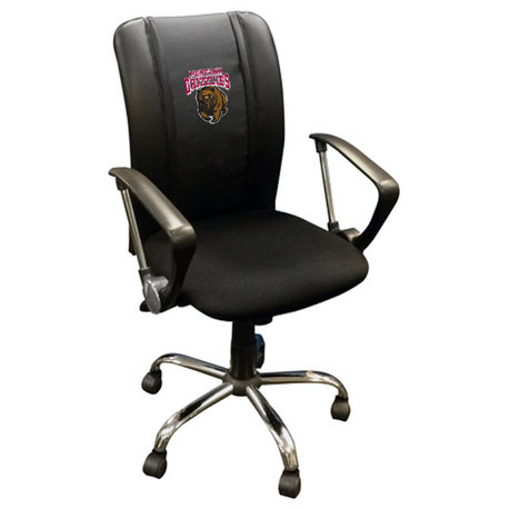 Montana Grizzlies Task Chair With Arms Black Mesh Ergonomic