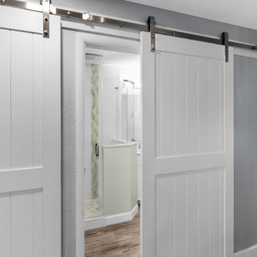 Kitchen Barn Door-Green Lake