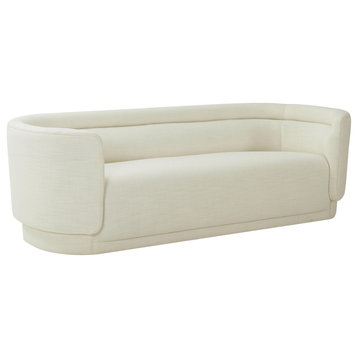 Macie Linen Sofa - Cream