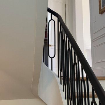 Project #134 | Straight Staircase with Elliptical Stringer