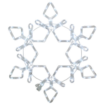 LED Rope Light Snowflake Commercial Christmas Decoration 24 "