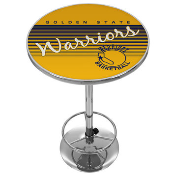 Bar Table - Golden State Warriors Hardwood Classics Bar Height Table