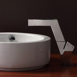 Bravat Chrome Polished Finish Bathroom Basin Mixer Tap - Bathroom Sink Faucets