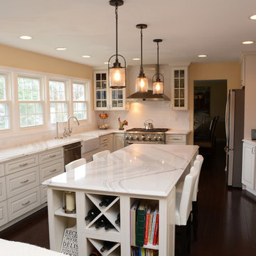 Ellicott City, MD White Kitchen Remodel