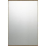 Quoizel - Quoizel 36"Hx24"W Reflections Mirror, Antique Brass - The true personality of your home is best reflected in a Quoizel mirror. Our curated selection boasts a variety of shapes, sizes and finishes, offering a style for every space.